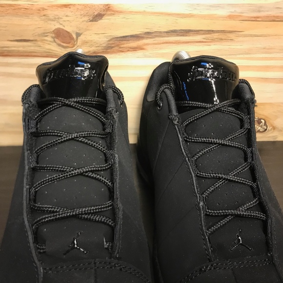 New Nike Air Jordan Team Elite 2 Low Triple Black - Picture 5 of 7